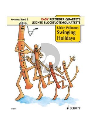 Pollmann Swinging Holidays 4 Recorders (SATB) (Score/Parts)