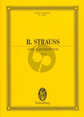 Strauss Eine Alpensymphonie Op. 64 Studienpartitur