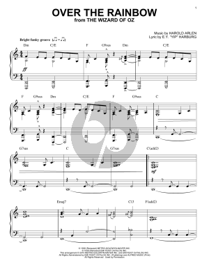 Over The Rainbow [Jazz version] (arr. Brent Edstrom)