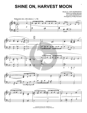 Shine On, Harvest Moon [Jazz version] (arr. Phillip Keveren)