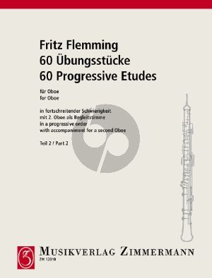 60 Oboe Pieces for Practice of Progressive Difficulty