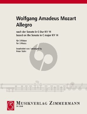 Allegro based on the sonata C major