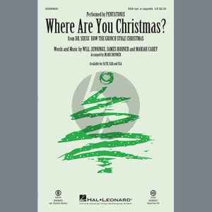 Where Are You Christmas? (from How The Grinch Stole Christmas) (arr. Mark Brymer)