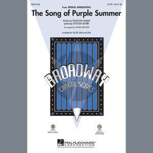 The Song Of Purple Summer (from Spring Awakening) (arr. Mark Brymer)