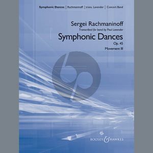 Symphonic Dances, Op.45 - Bb Trumpet Parts - Digital Only - Bb Trumpet 1 (sub. C Tpt. 1)