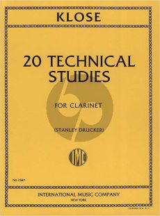 Klose Technical Studies for Clarinet (Stanley Drucker)