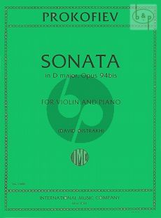 Sonata D-major Op.94bis Violin and Piano