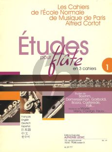 Etudes pour Flute Vol.1 (Moyse-Merry-Caratge- Fleury) (1st.and 2nd.year of the 4th. division)