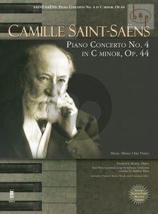 Saint-Saens Concerto No.4 c-minor Op.44 Piano-Orchestra (Bk-Cd) (Music Minus One)