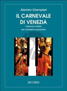 Giampieri Il Carnavale di Venezia for Clarinet and Piano