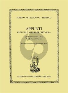 Castelnuovo-Tedesco Appunti Op. 210 Vol. 2 Parte 2 Danze dell'Ottocento I Ritmi for Guitar (Ruggero Chiesa)