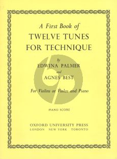 Palmer-Best First Book of 12 Tunes for Technique Violin and Piano