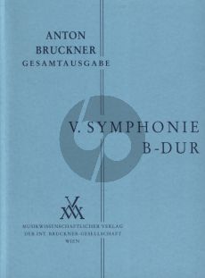 Bruckner Symphonie No.5 B-dur Original Fassung 1878 Studienpartitur (Ed. Leopold Nowak)