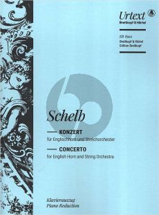 Schelb Konzert für Englischhorn und Streichorchester (Klavierauszug)