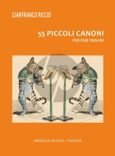 Riccio 55 Piccoli Canoni 2 Violins (1st.Pos.)