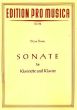 Bruns Sonate Op.22 Klarinette-Klavier