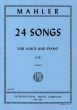 Mahler 24 Songs Vol.1 Low Voice (No.1-6)