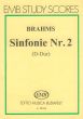 Brahms Symphony No.2 D-major Op.73 Study Score (edited by Gabor Darvas)