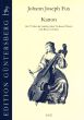 Fux Kanon 2 Violas da Gamba [Violins/Flutes]-Bc (Part./Stimmen) (Günter and Leonore von Zadow)