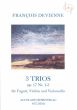 6 Trios OP.17 Vol.1 (B-flat major-C-major- G-major) Bassoon-Vi.-Vc.)