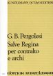 Pergolesi Salve Regina f-moll Contralto mit Streichorchester und Bc (Partitur) (Gábor Darvas)