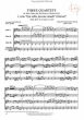 3 Quartets (from Mass and Cantatas) (3 Flutes and Alto Flute[Clar.Bb])