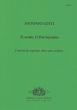 Lotti Ti sento, O Dio bendato (Cantata) Soprano-Oboe and Bc (Score/Parts) (edited by Cedric Lee)