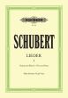 Schubert Lieder Vol. 1 Hohe Stimme (Nach den ersten Drucken revidiert von Max Friedlander) (Peters)