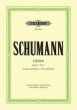 Schumann Lieder vol.1 Hoch (Original-Ausgabe) (Nach den Handschriften und Erstdrucken) (Max Friedlaender)