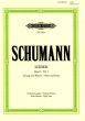 Schumann Lieder vol.1 fur Hohe Stimme und Klavier (Original-Ausgabe) (Nach den Handschriften und Erstdrucken) (Max Friedlaender)