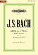 Bach Messe h-moll (Hohe Messe) BWV 232 fur Soli-Choir-Orchestra - Vocal Score (edited by Christoph Wolf / Johannes Muntschick) (Peters-Urtext)