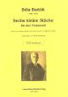 Bartok 6 kleine Stücke aus dem Klavierzyklus "Gyermekeknek) 3 Violoncellos