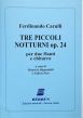 Carulli Tre Piccoli Notturni Op.24 2 Flutes-Guitar (ed. Maurizio Bignardelli and Andrea Pace) (Score/Parts)