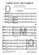 Vanherenthals Varium et Mutabile Double Bass Quartet Score and Parts