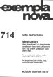 Gubaidulina Meditation for Harphichord -2 Violins - Viola - Violoncello and Double Bass Score (on the chorale Vor deinenThron tret ich hiermit by Johann Sebastian Bas (BWV 668))