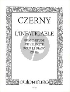 Czerny L'infatigable Grand Etude de Velocite Op.779 Piano