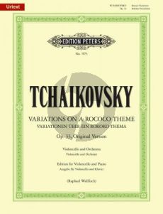 Tchaikovsky Variations on a Rococo Theme Op.33 (Original Version) Violoncello-Piano (Raphael Wallfisch)