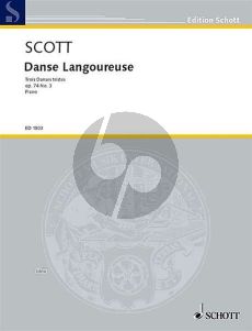 Scott Danse Langoureuse Op.74 No.3 Piano solo (No. 3 from Trois Danses Tristes)