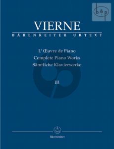 Samtliche Klavierwerke vol.3 Die Letzten Werke (1916 - 1922)