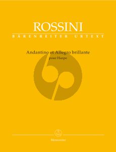 Rossini Andantino et Allegro Brillante for Harp (edited by Patricia B.Brauner)