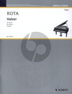 Rota Valzer (1945) for Piano Solo (edited by Adriano Cirillo) (Advanced level)