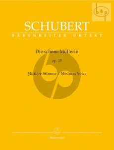 Schubert Die Schone Mullerin Op.25 D.795 Medium Voice (edited by Walther Durr)