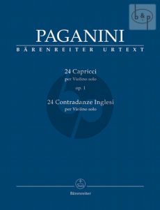 Paganini 24 Capricci Op.1 - 24 Contradanze Inglesi Violine solo (edited by Daniele Macchione)