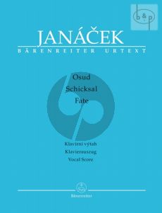 Osud (Schicksal/Fate) (Opera) (Vocal Score) (edited by Jiri Zahradka)