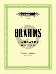 Brahms Klavierwerke Vol.2 Urtext Edition Carl Seemann / Kurt Stephenson