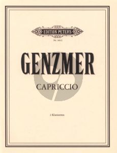 Genzmer Capriccio GeWV 284 2 Klarinetten (1984)