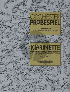 Orchester Probespiel Klarinette / Hohe Klarinette / Bassklarinette (Heinz Hepp und Albert Rohde)