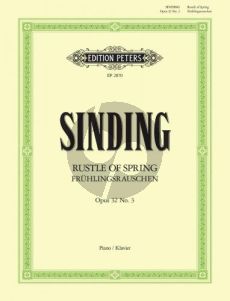 Sinding Frühlingsrauschen (Rustle of Spring) Op.32 No.3 Piano solo