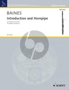 Baines Introduction and Hornpipe for Bassoon and Piano