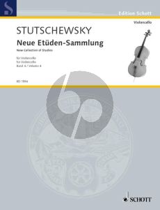 Stutschewsky Neue Etuden-Sammlung Vol.4 (For Advanced Students) Violoncello